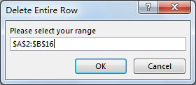 How to Delete Entire Rows if Blank Cell Exists in Excel12