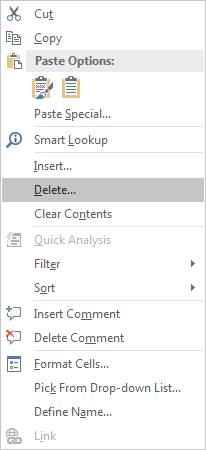 How to Delete Entire Rows if Blank Cell Exists in Excel6