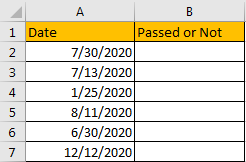 How to Determine If Entered Date Has Passed or Not 1