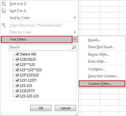 How to Filter Data Contains Special Character 3