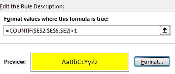 How to Highlight All Duplicate Values 10