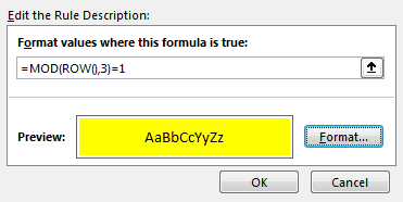 How to Highlight Every Other Row or Every Nth Row in Excel 10