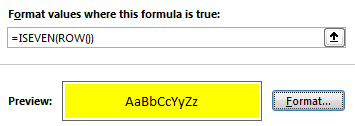 How to Highlight Every Other Row or Every Nth Row in Excel 7