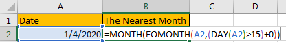 How to Round Off Date to the Nearest Month 2