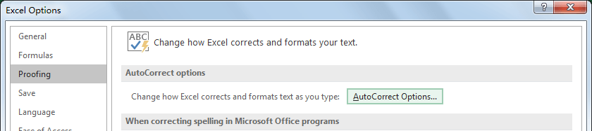 How to Turn Off AutoCorrect Feature in Excel3