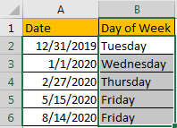 How to Change Date to The Day of Week 4