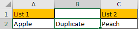 How to Compare Two Columns and Remove the Duplicate Values by Formula 3