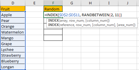 How to Generate Random Values in Excel5