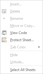 How to Prevent Users from Adding New Worksheet 5