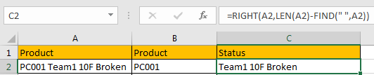 How to Split Cells by the First Space in Texts in Excel7