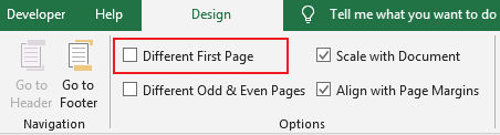 How to add header or footer on pages 16