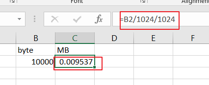 convert kb mb unit2