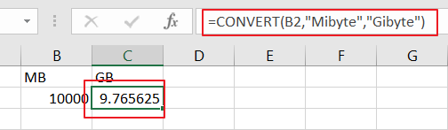 convert kb mb unit4