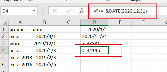 count cells between dates formula3