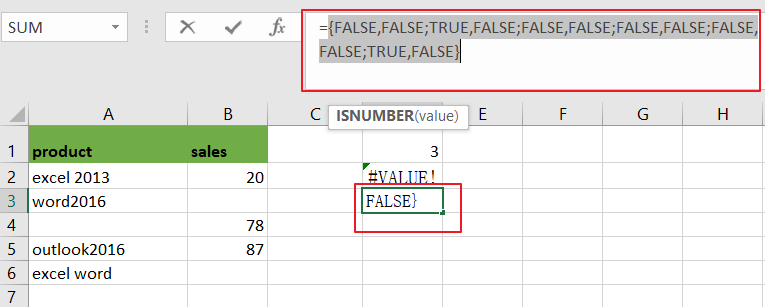 count cell that contain x or y5