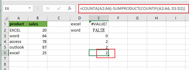 count cells not equal many things9