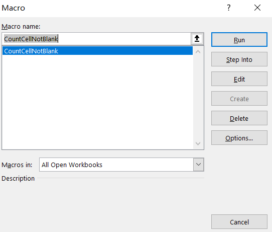 count non blank nonempty cells3