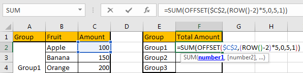 How to Sum Every N Rows 2