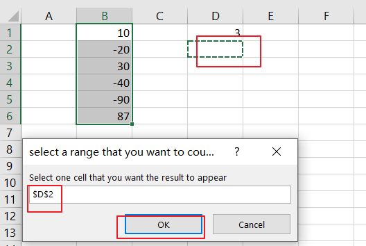 count cell that contain negative number3