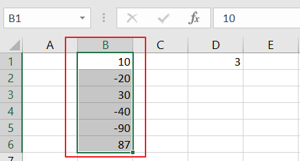 count cell that contain negative number4