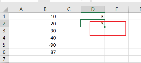 count cell that contain negative number5