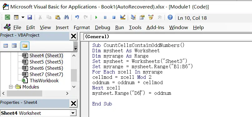 count cells that contain even numbers3