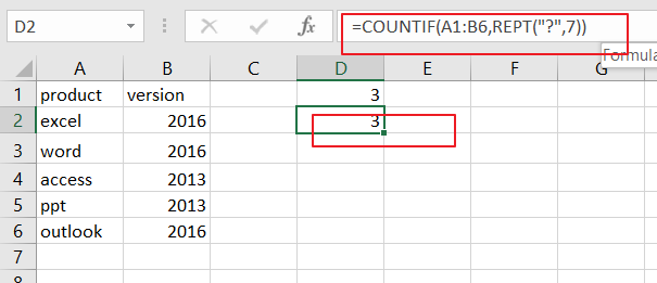 count number of cells that contain certain characters2