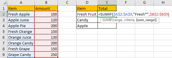 Sum Data if Begins with 2