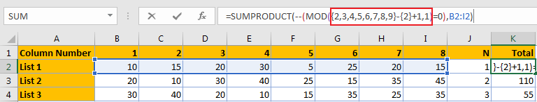 Sum Every Nth Column 13