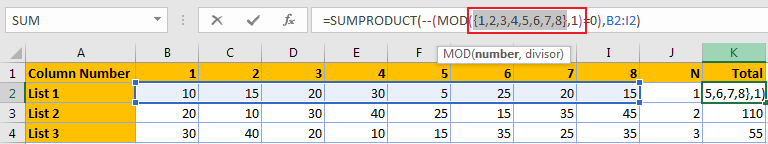 Sum Every Nth Column 14