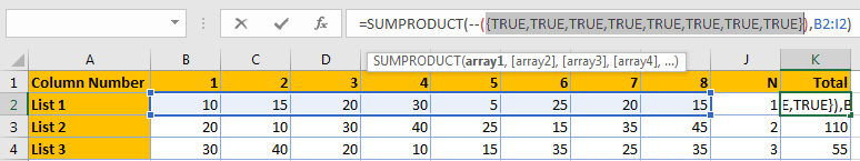 Sum Every Nth Column 15