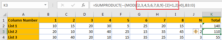 Sum Every Nth Column 17