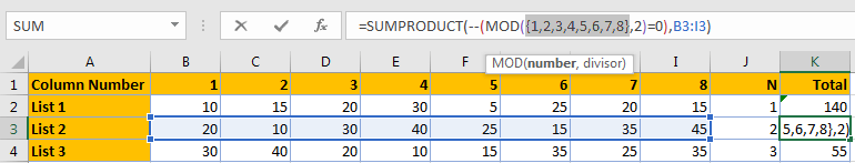 Sum Every Nth Column 18