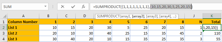 Sum Every Nth Column 22