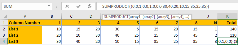 Sum Every Nth Column 26