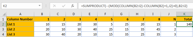 Sum Every Nth Column 3