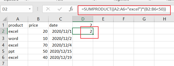 count cells match two criteria2