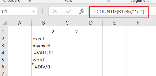 count cells that end with 1