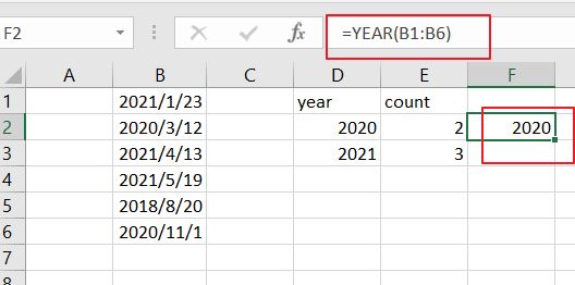 count dates of given year2