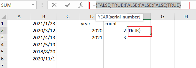 count dates of given year5