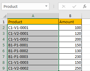 How to Sum by Formula if Cell Contains Special Character 2