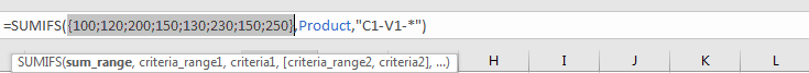 How to Sum by Formula if Cell Contains Special Character 7