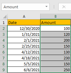 How to Sum by Formula if Cell Between Two Dates 3