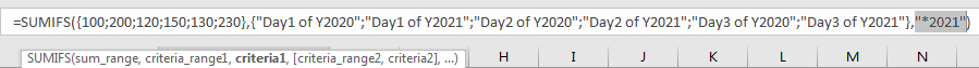 How to Sum by Formula if Cell Ends with in Excel8