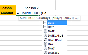 How to Sum by SUMPRDUCT with One Specific Criteria Multiple Columns in Excel5