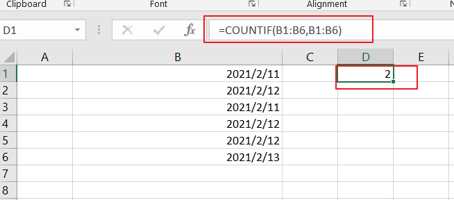 count unique dates1