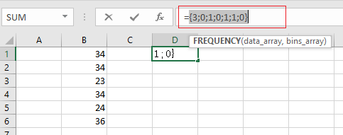 count unique numberic values2