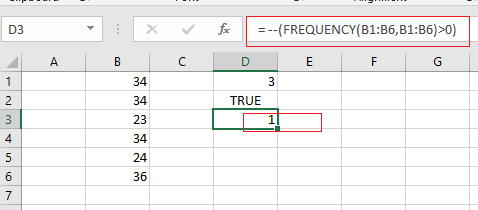 count unique numberic values5