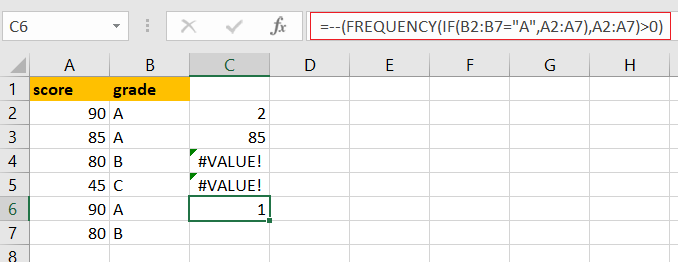 count unique numeric values criteria7