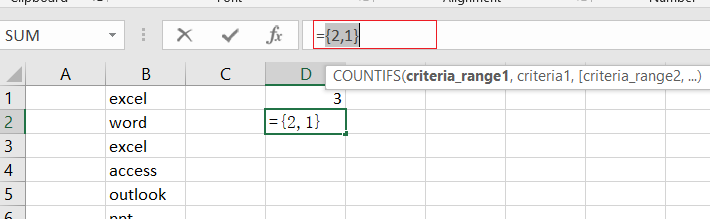 countifs function with multiple criteria or logic3